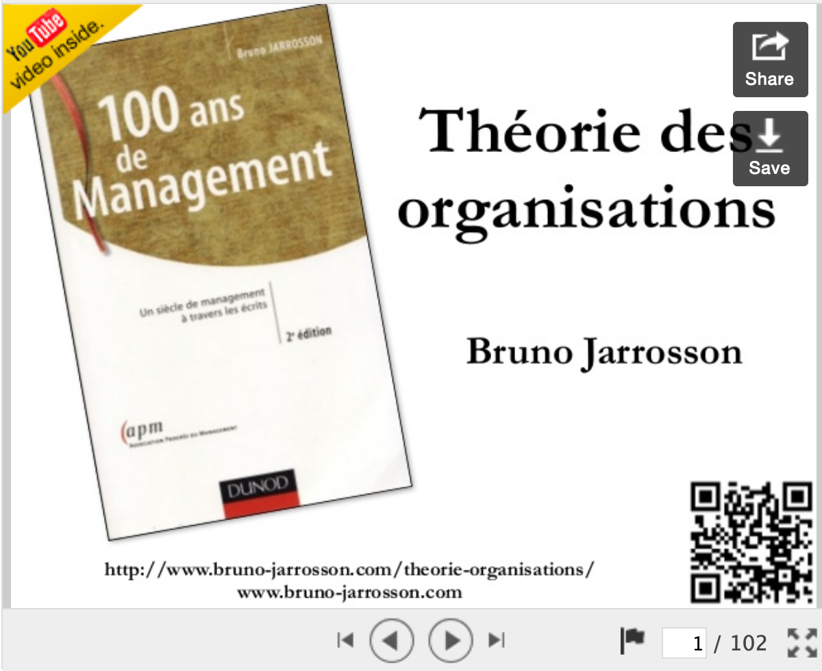 Slides théorie organisation